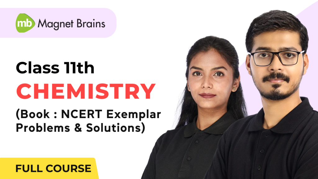 Cover of Class 11th Chemistry NCERT Exemplar Book for CBSE