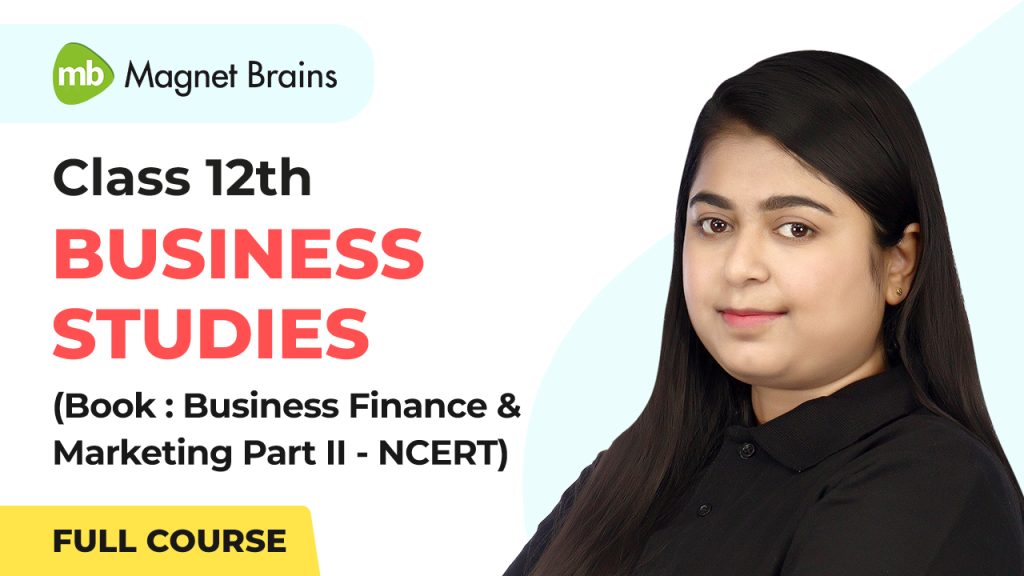 Class 12 Business Studies NCERT Part II Book for CBSE