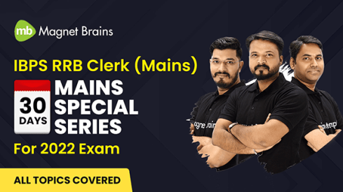 Ibps Rrb Clerk Mains Days Mains Special Series For Exam